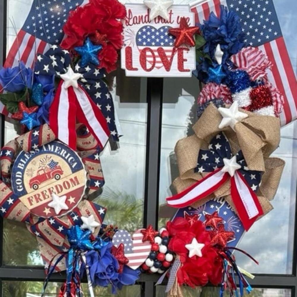 Red white and blue patriotic
